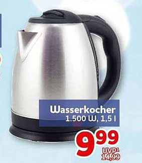 Wasserkocher 1.500 W, 1,5 l