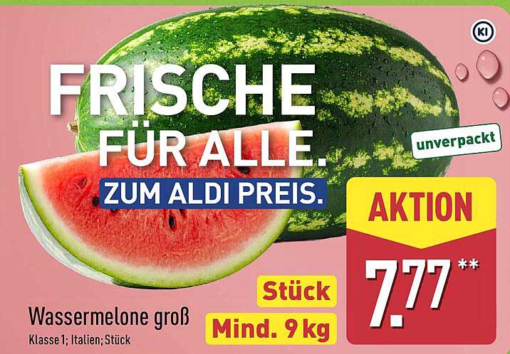 Wassermelone groß