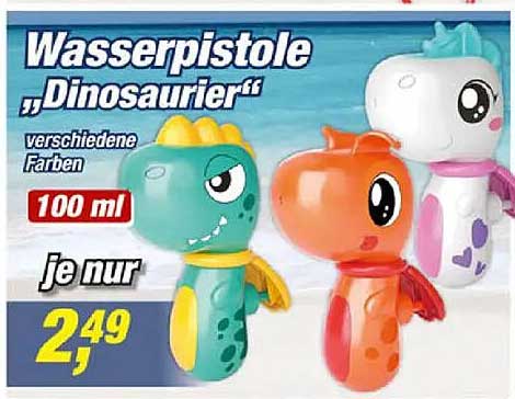 Wasserpistole „Dinosaurier“