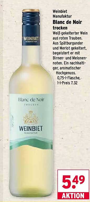 Weinbiet Manufaktur Blanc de Noir trocken