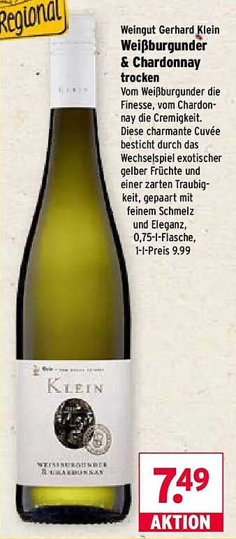 Weingut Gerhard Klein Weißburgunder & Chardonnay trocken