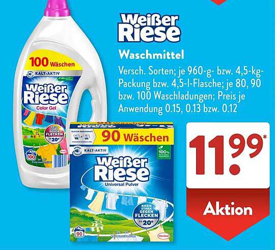 Weißer Riese Waschmittel