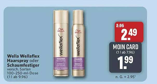 Wella Wellaflex Haarspray oder Schaumfestiger