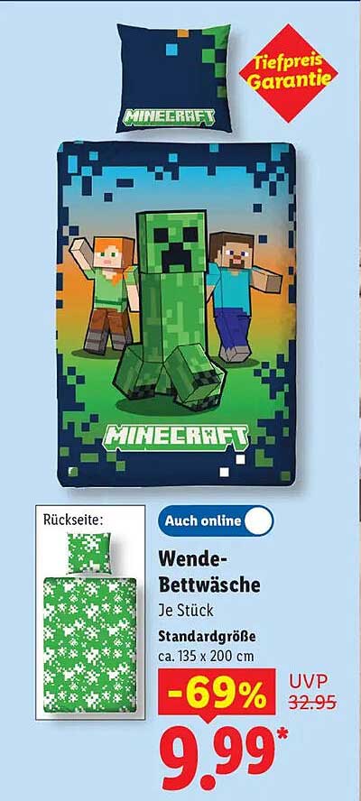 Wende-Bettwäsche