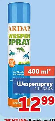 Wespenspray