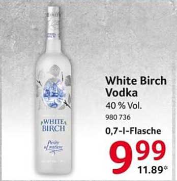 White Birch Vodka