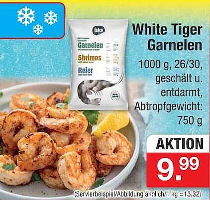 White Tiger Garnelen