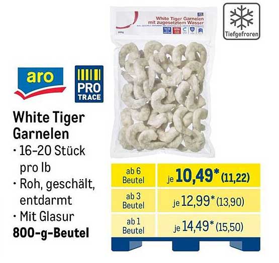 White Tiger Garnelen