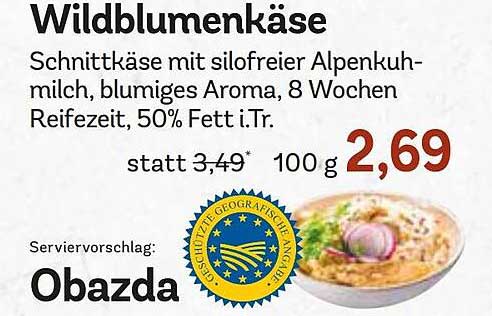Wildblumenkäse