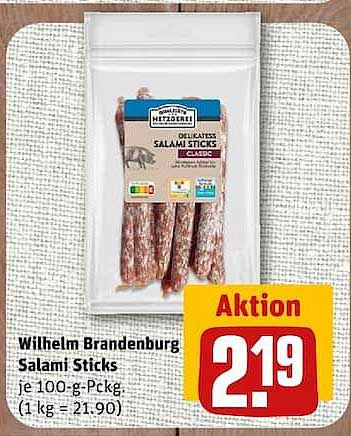 Wilhelm Brandenburg Salami Sticks