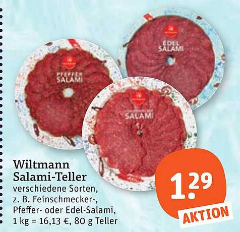 Wiltmann Salami-Teller