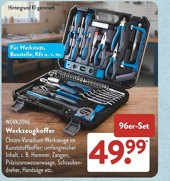 WORKZONE Werkzeugkoffer