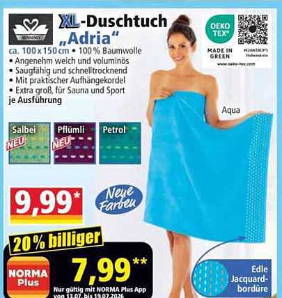 XL-Duschtuch „Adria“