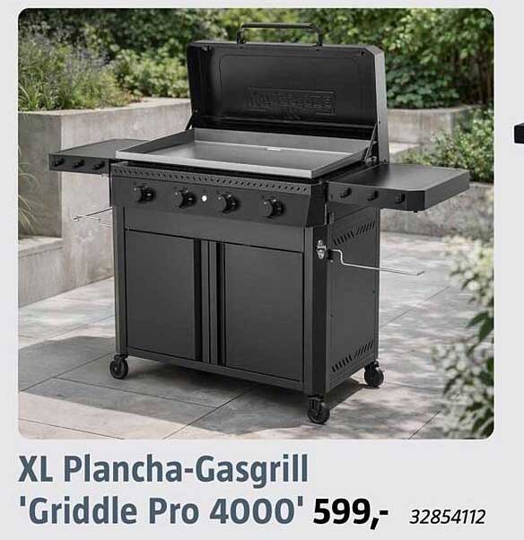 XL Plancha-Gasgrill 'Griddle Pro 4000'