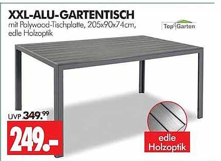 XXL-ALLGARTENTISCH
