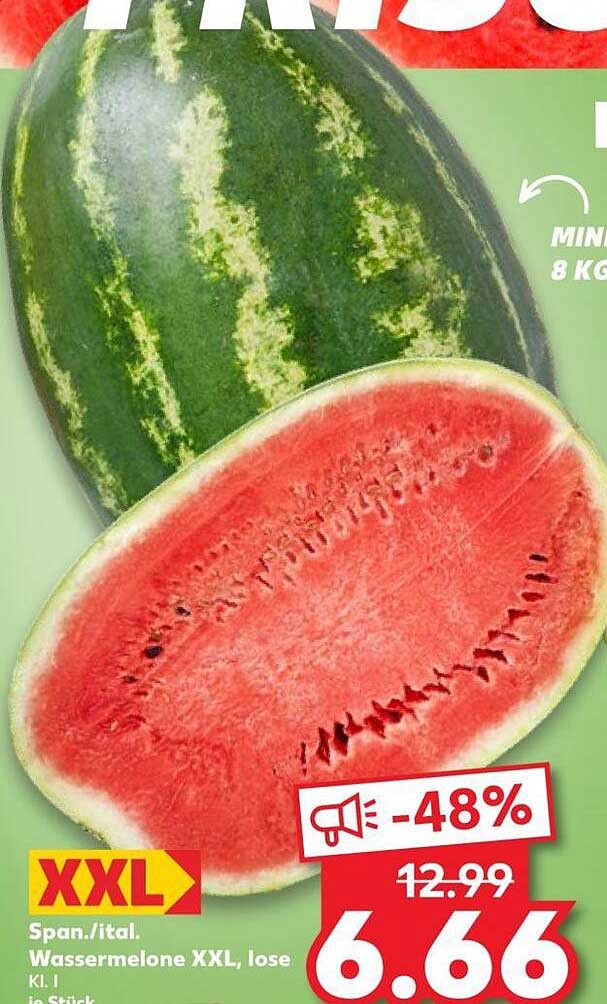 XXL Span./Ital. Wassermelone XXL, lose Kl. I
