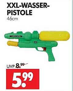 XXL-WASSER-PISTOLE 46cm