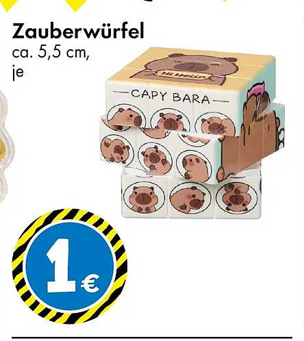 Zauberwürfel ca. 5,5 cm, je