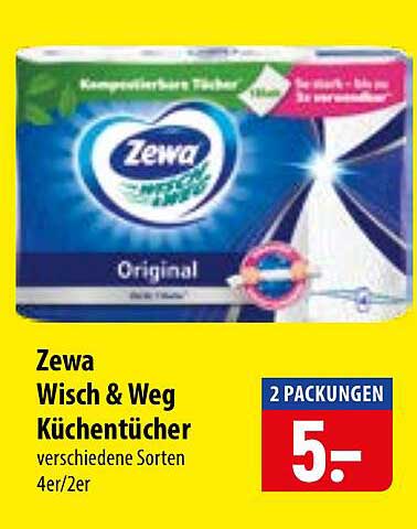 Zewa Wisch & Weg Küchentücher