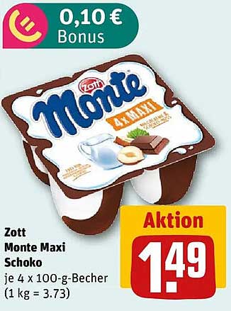 Zott Monte Maxi Schoko