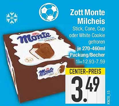 Zott Monte Milcheis