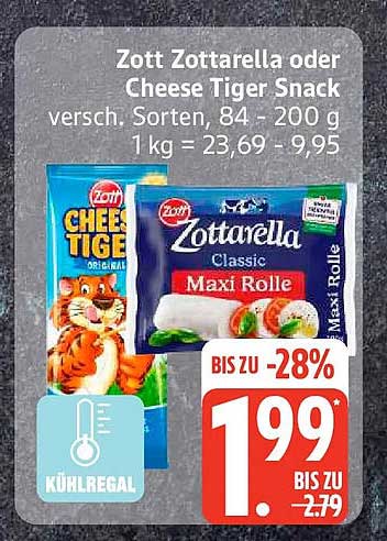 Zott Zotarella oder Cheese Tiger Snack