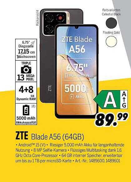 ZTE Blade A56 (64GB)