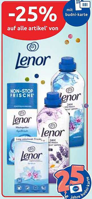 -25% auf alle Artikel von Lenor