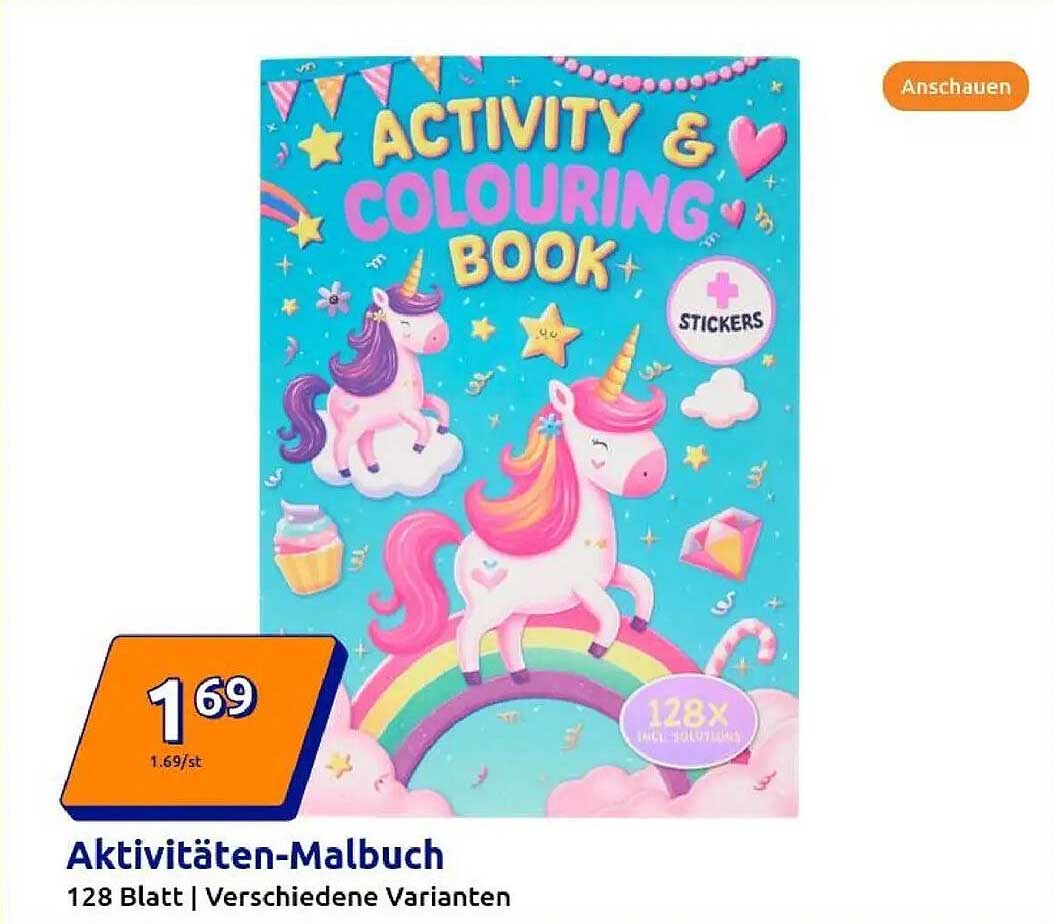 Aktivitäten-Malbuch