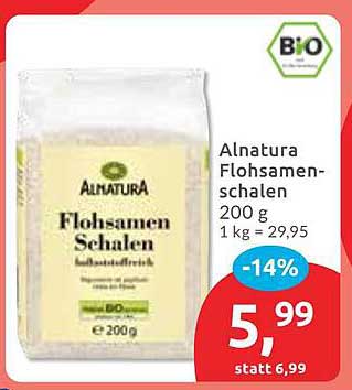 Alnatura Flohsamenschalen 200 g
