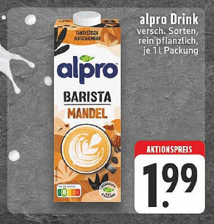 alpro Drink Mandel, 1 L Packung