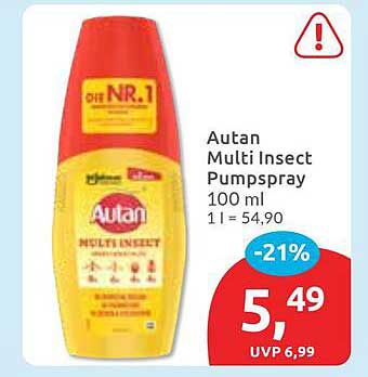 Autan Multi Insect Pumpspray 100 ml