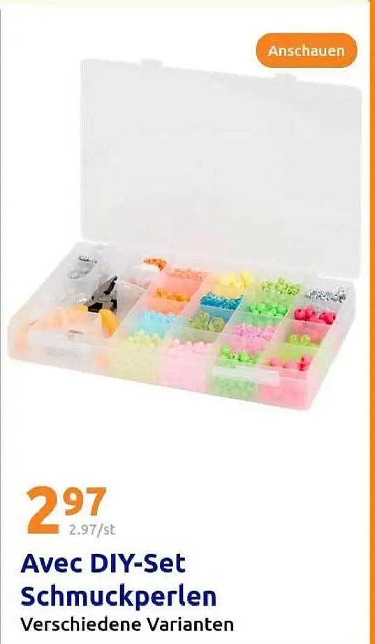 Avec DIY-Set Schmuckperlen