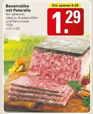 Bauernsülze mit Petersilie