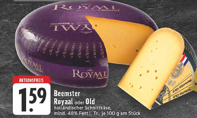 Beemster Royaal oder Old - holländischer Schnittkäse