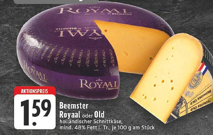 Beemster Royaal oder Old - holländischer Schnittkäse