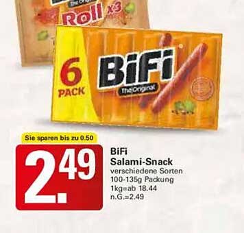 BiFi Salami-Snack 6er Pack