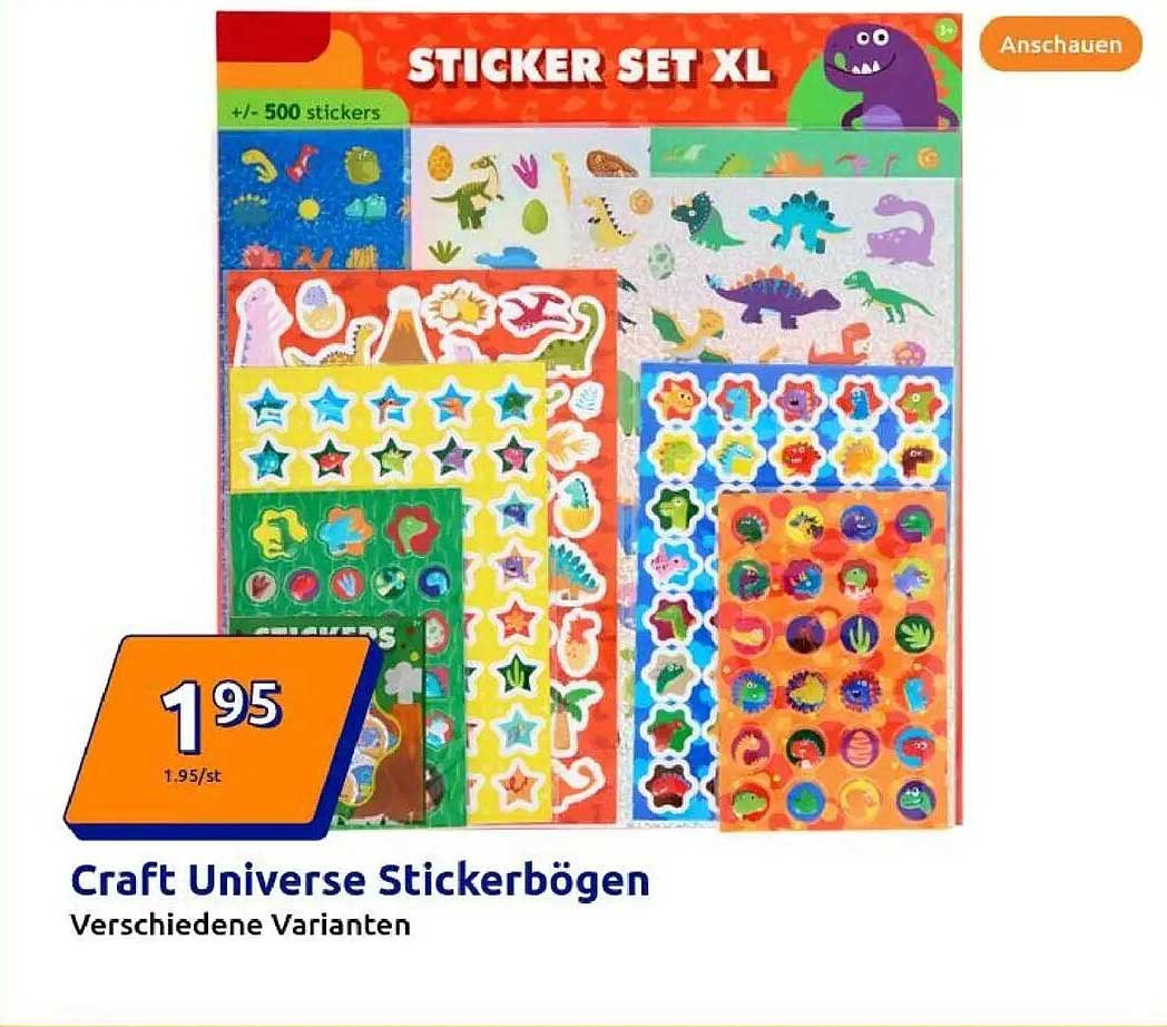 Craft Universe Stickerbögen - Verschiedene Varianten