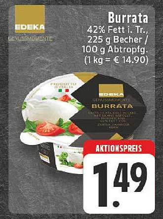 EDEKA Burrata - Cremiger Genuss aus Süd-Italien