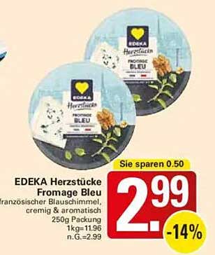 EDEKA Herzstücke Fromage Bleu 250g