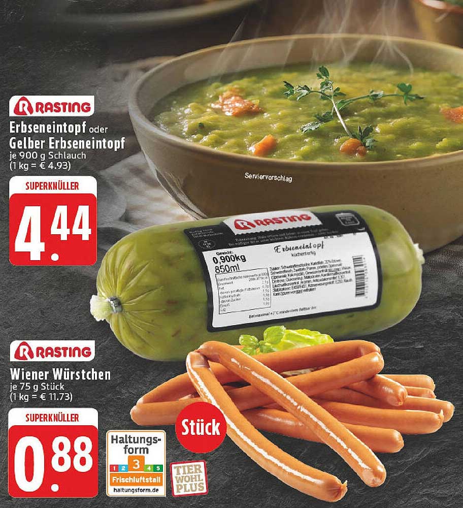 Erbseneintopf oder Gelber Erbseneintopf 900 g