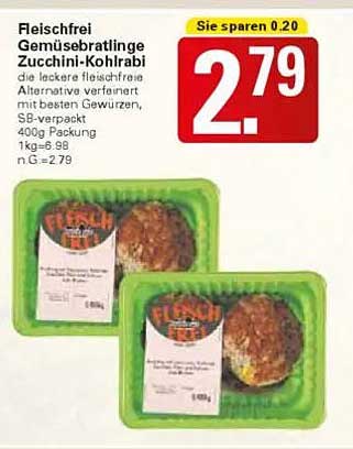 Fleischfrei Gemüsebratlinge Zucchini-Kohlrabi