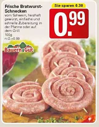 Frische Bratwurst-Schnecken