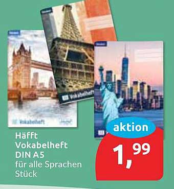 Häftt Vokabelheft DIN A5 für alle Sprachen, Stück