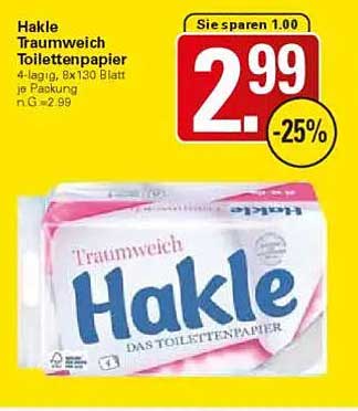 Hakle Traumweich Toilettenpapier