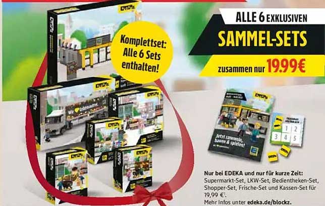 Komplettset: Alle 6 exklusiven Sammel-Sets nur für 19,99€