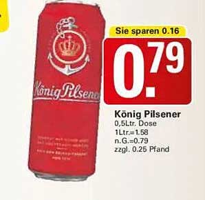 König Pilsener 0,5L Dose