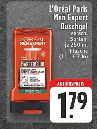 L’Oréal Paris Men Expert Duschgel, 250 ml