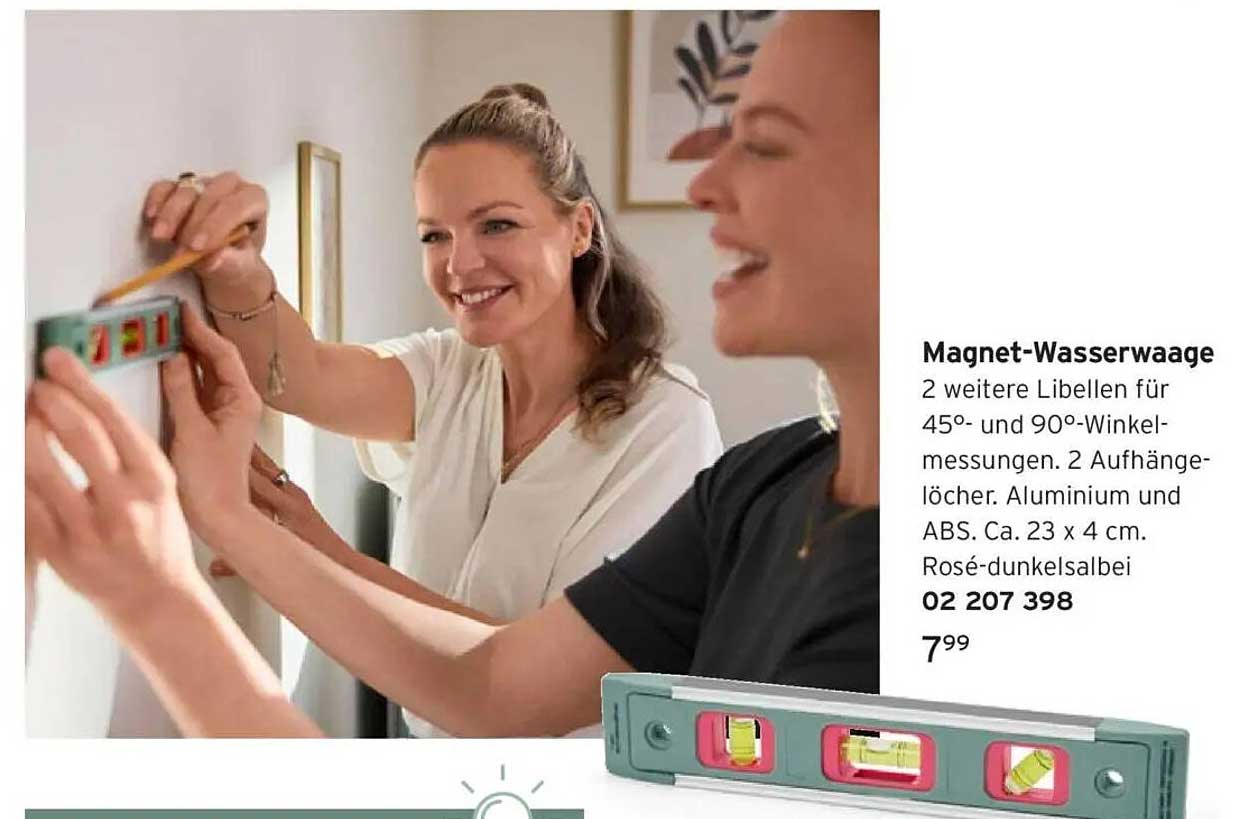 Magnet-Wasserwaage