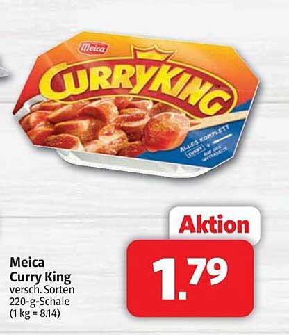 Meica Curry King 220 g - Verschiedene Sorten